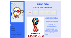 Desktop Screenshot of kiddyparc.com