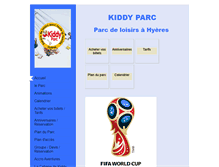 Tablet Screenshot of kiddyparc.com